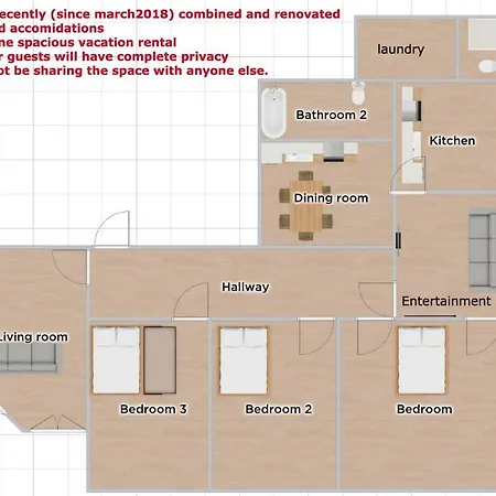 Boa 3 Bedroom Spacious Lejlighed *
